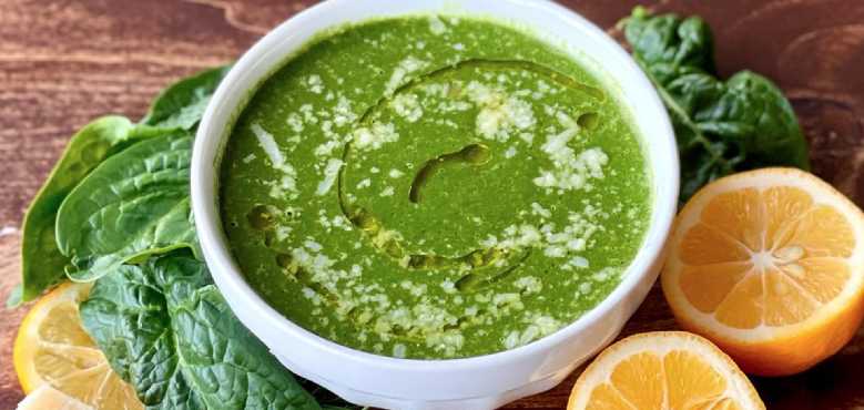 Spinach Soup, photographed by Gina Marraccini
